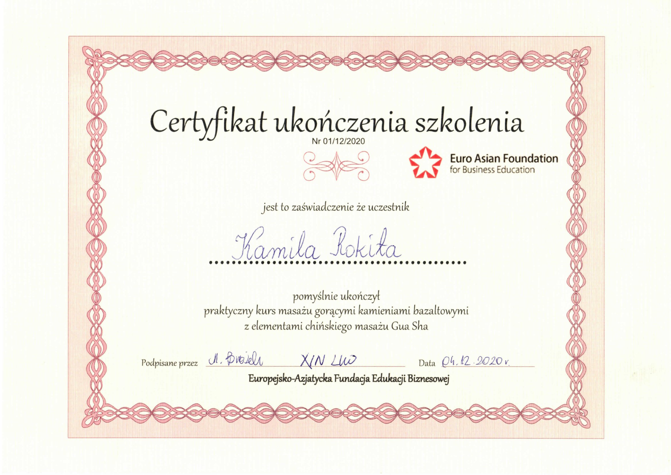 Masaż gorącymi kamieniami bazaltowymi z elementami masażu Gua Sha