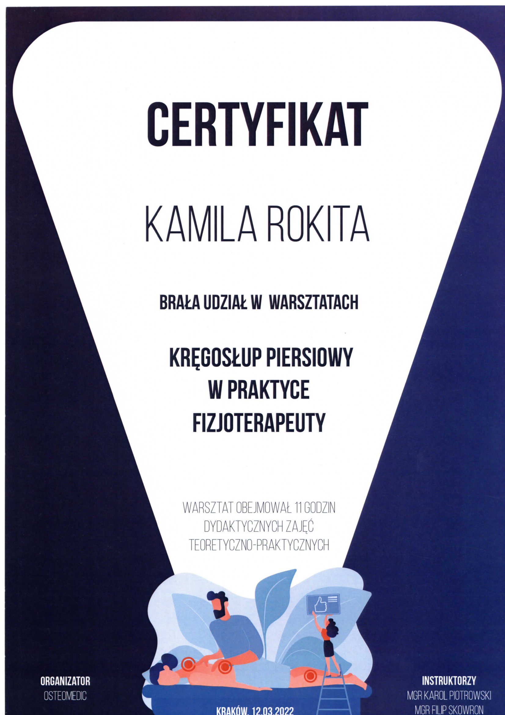 Kręgosłup piersiowy w praktyce fizjoterapeuty